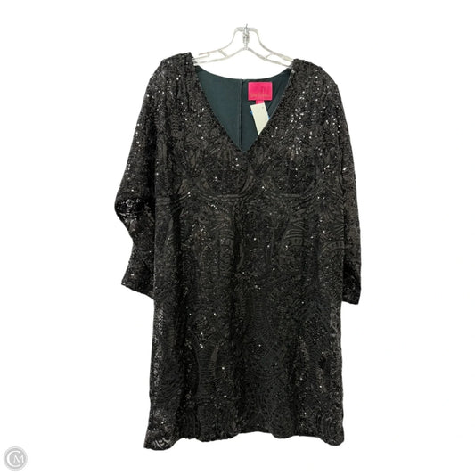 Dress Designer By Lilly Pulitzer In Black, Size: L