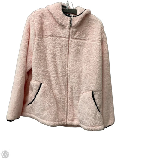 Jacket Fleece By Free Country In Pink, Size: 1x