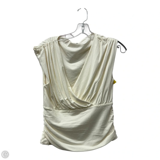 Top Sleeveless By Abercrombie And Fitch In White, Size: M