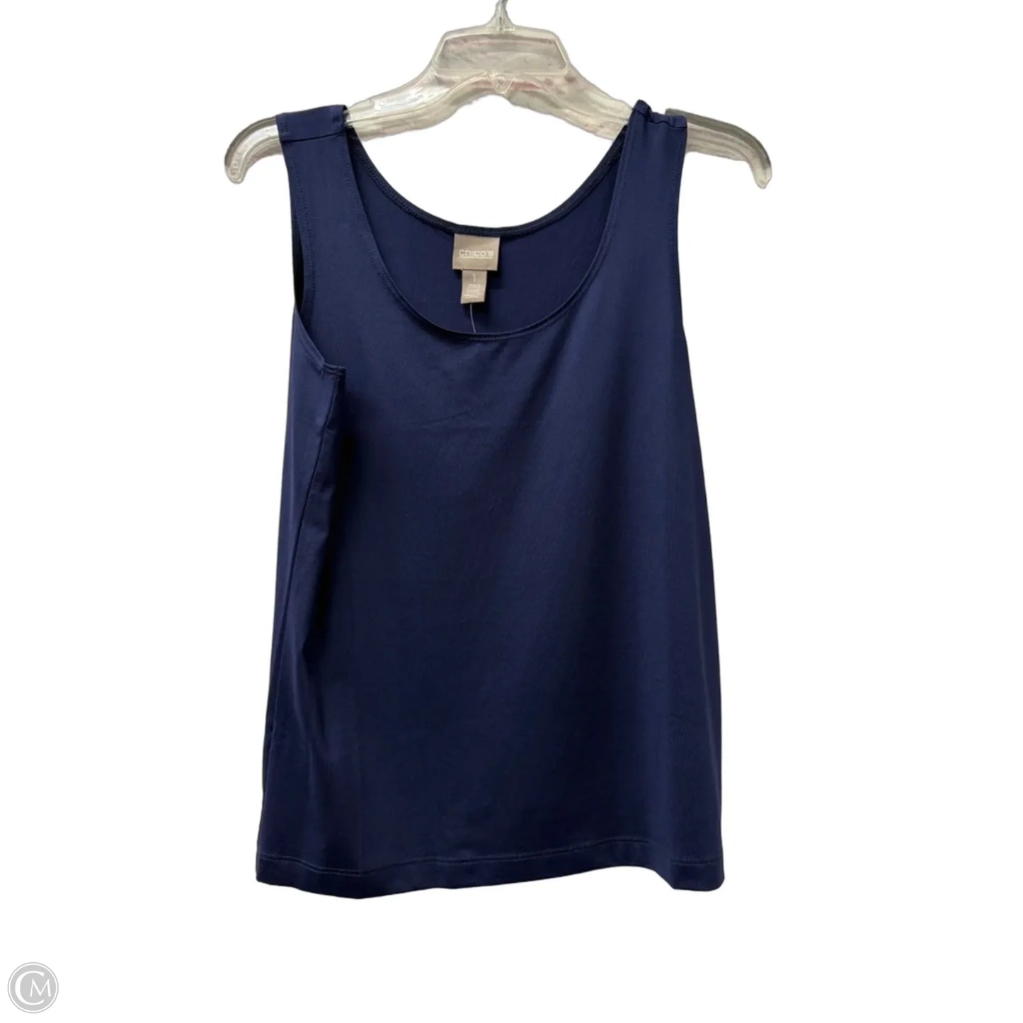 Top Sleeveless Basic By Chicos In Blue, Size: M
