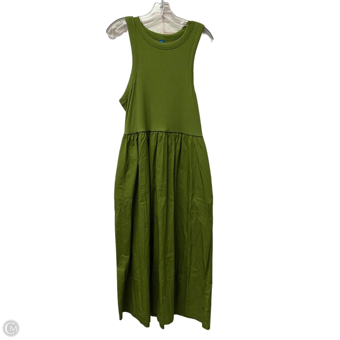 Dress Casual Maxi By Old Navy In Green, Size: Xl