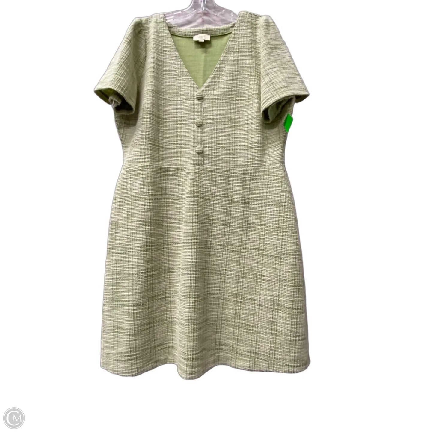 Dress Casual Short By Loft In Green, Size: Xl