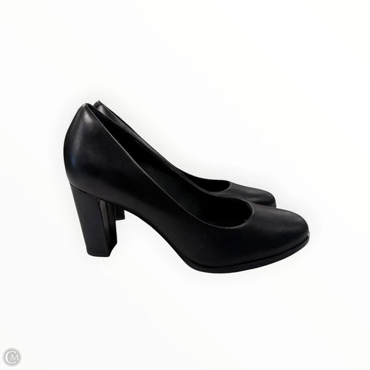 Shoes Heels Block By Clarks In Black, Size: 6.5