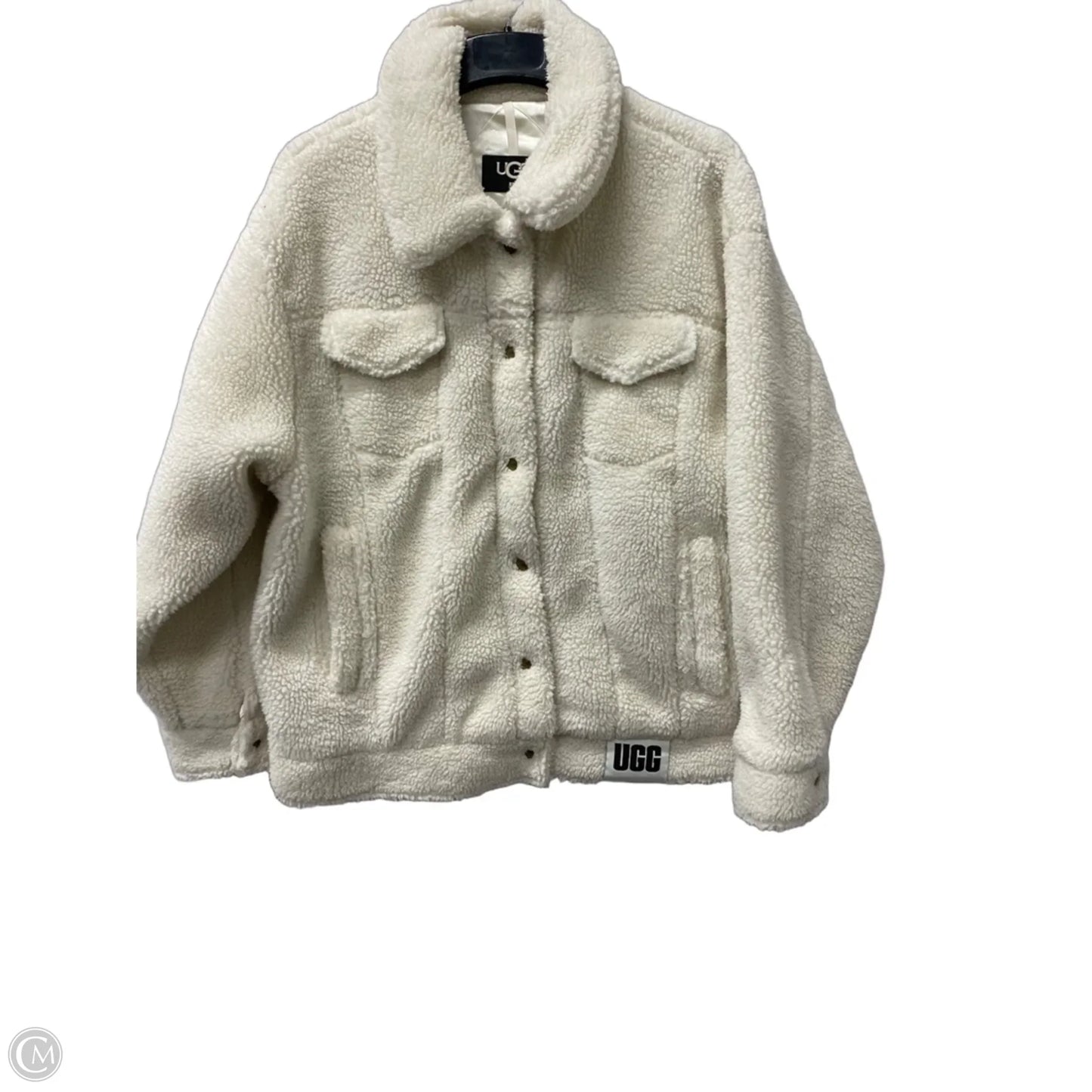 Jacket Designer By Ugg In White, Size: Xl