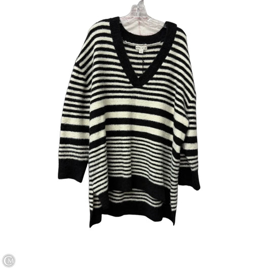 Sweater By Ava & Viv In Black & White, Size: 2x