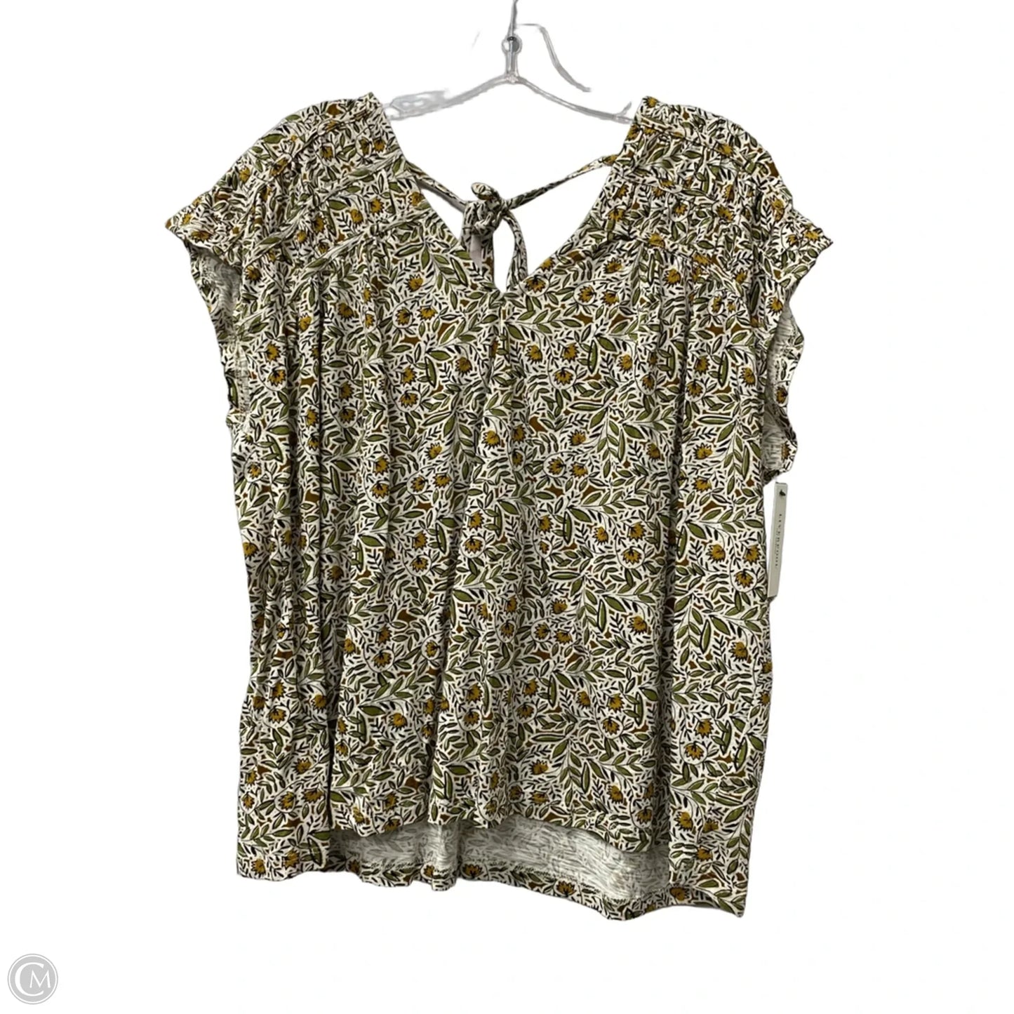 Top Short Sleeve By Liverpool In Green, Size: Xl