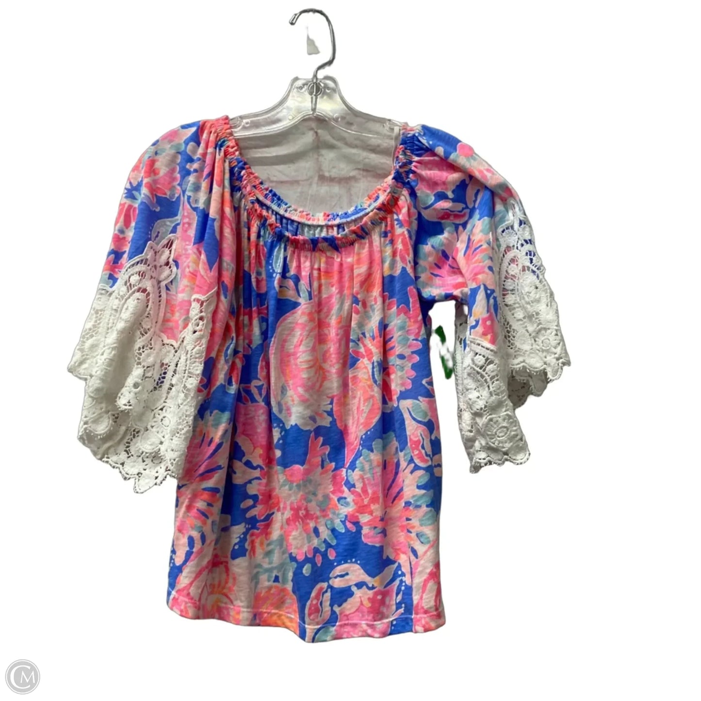 Top Long Sleeve Designer By Lilly Pulitzer In Pink, Size: Xs