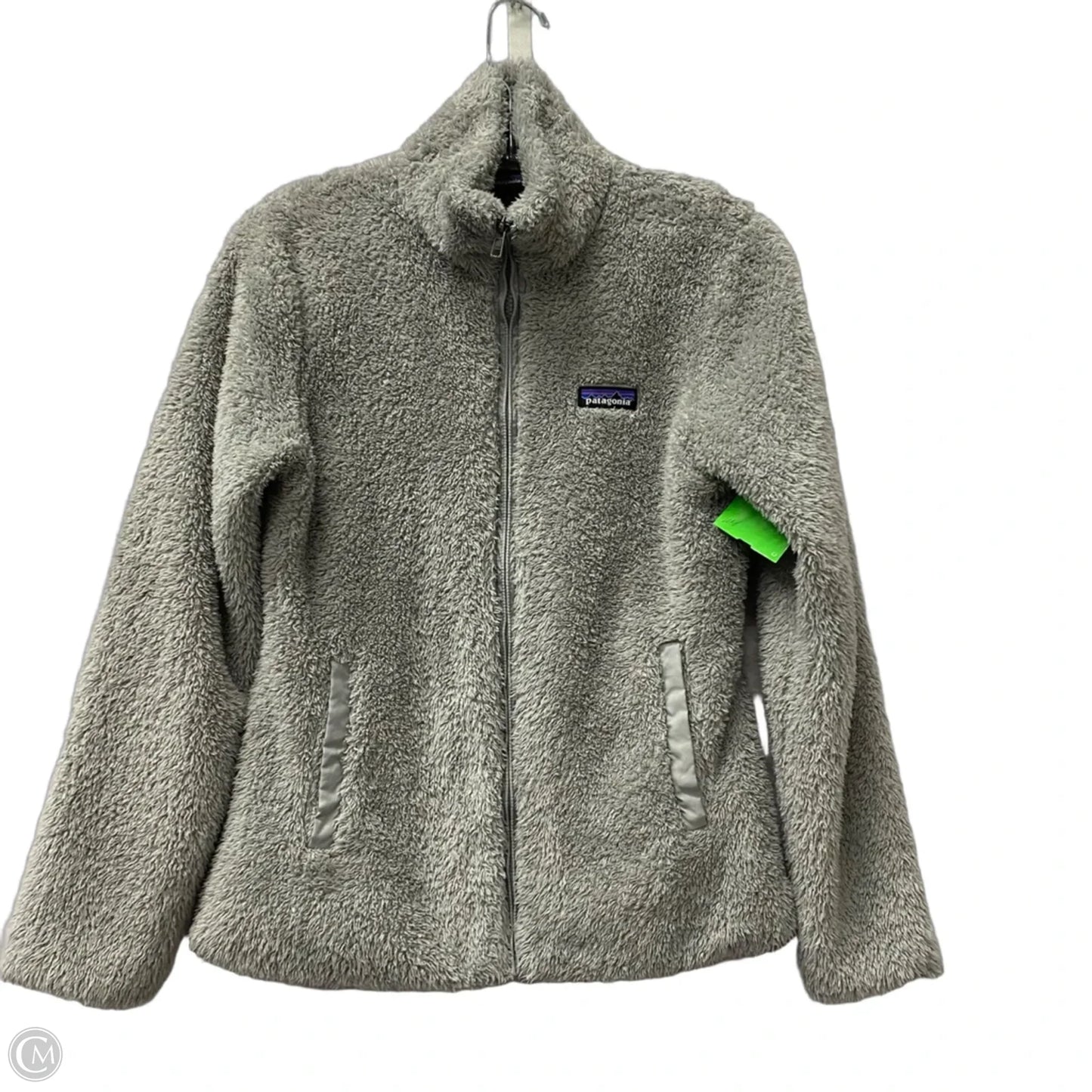 Jacket Fleece By Patagonia In Grey, Size: S