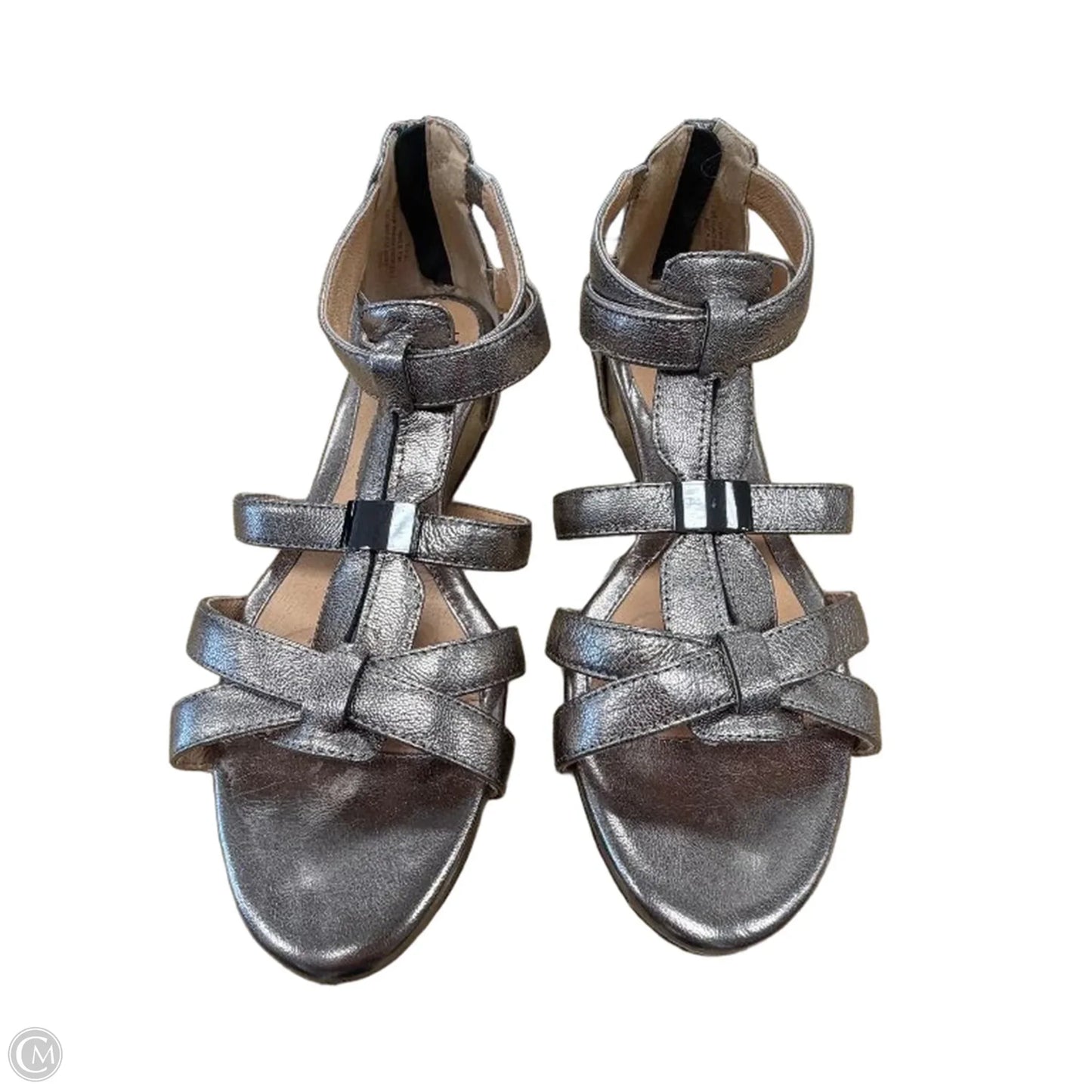 Sandals Flats By Sofft In Bronze, Size: 8.5