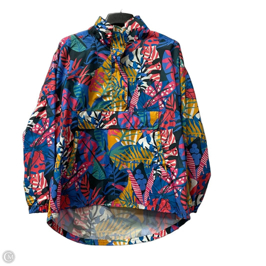 Jacket Windbreaker By Lauren James In Multi-colored, Size: L