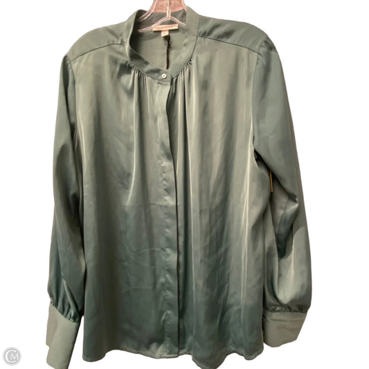 Top Long Sleeve By Prologue In Green, Size: Xl