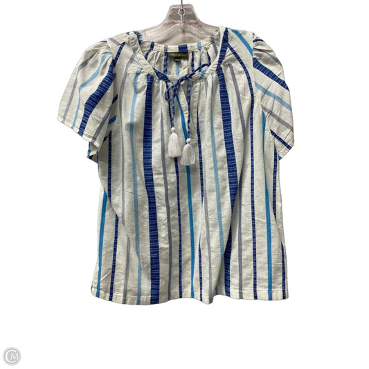 Top Short Sleeve By Style And Co Collection Women In Blue, Size: M