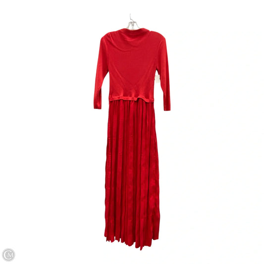 Dress Casual Maxi By Nic + Zoe In Red, Size: S