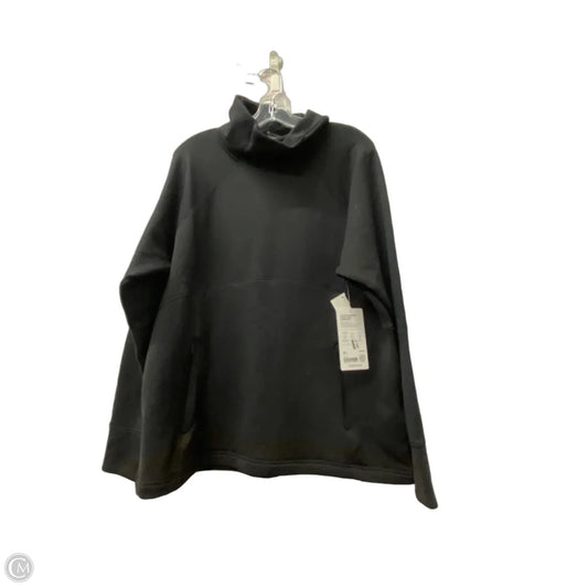 Athletic Sweatshirt Collar By Athleta In Black, Size: Xl
