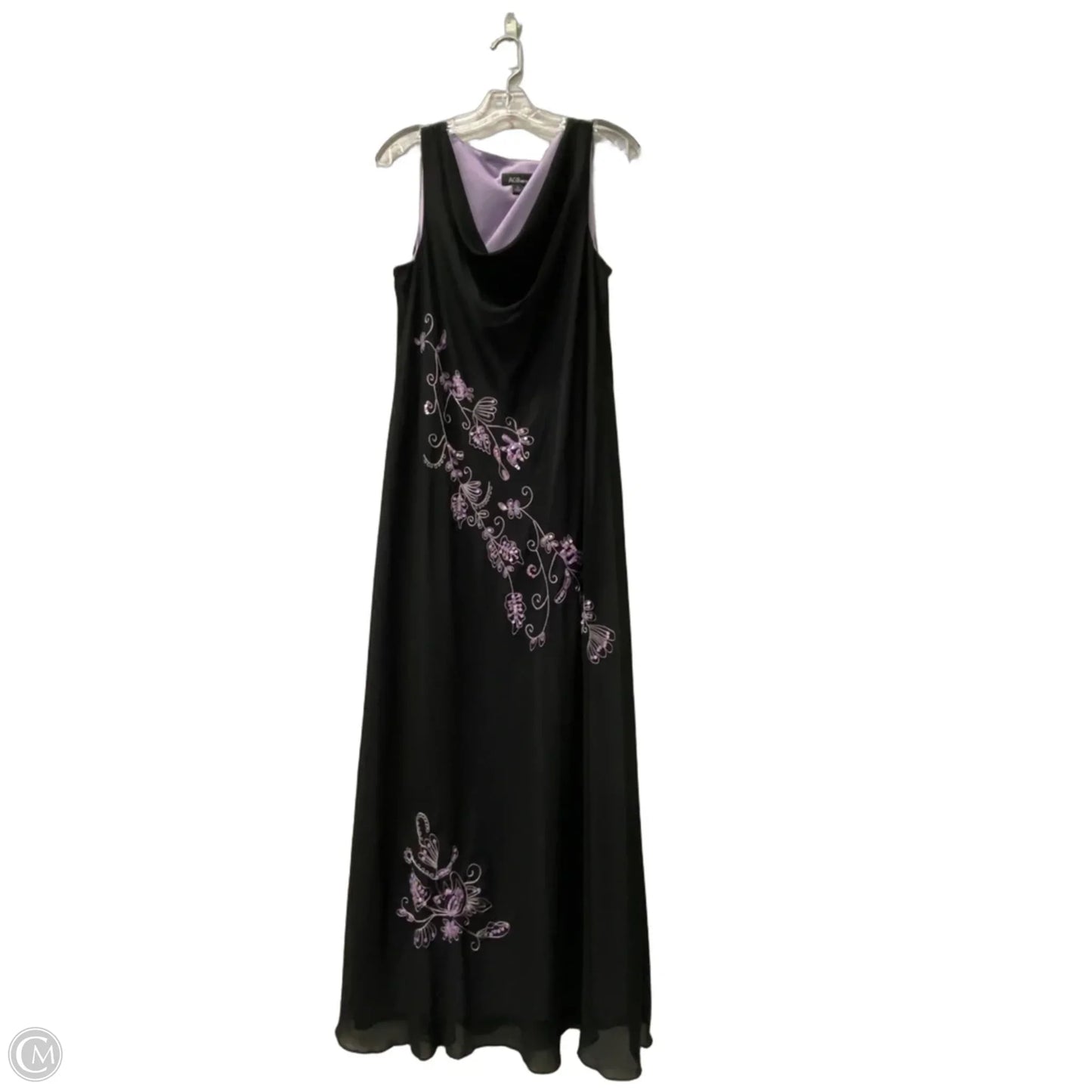 Dress Party Long By Agb In Purple, Size: 16