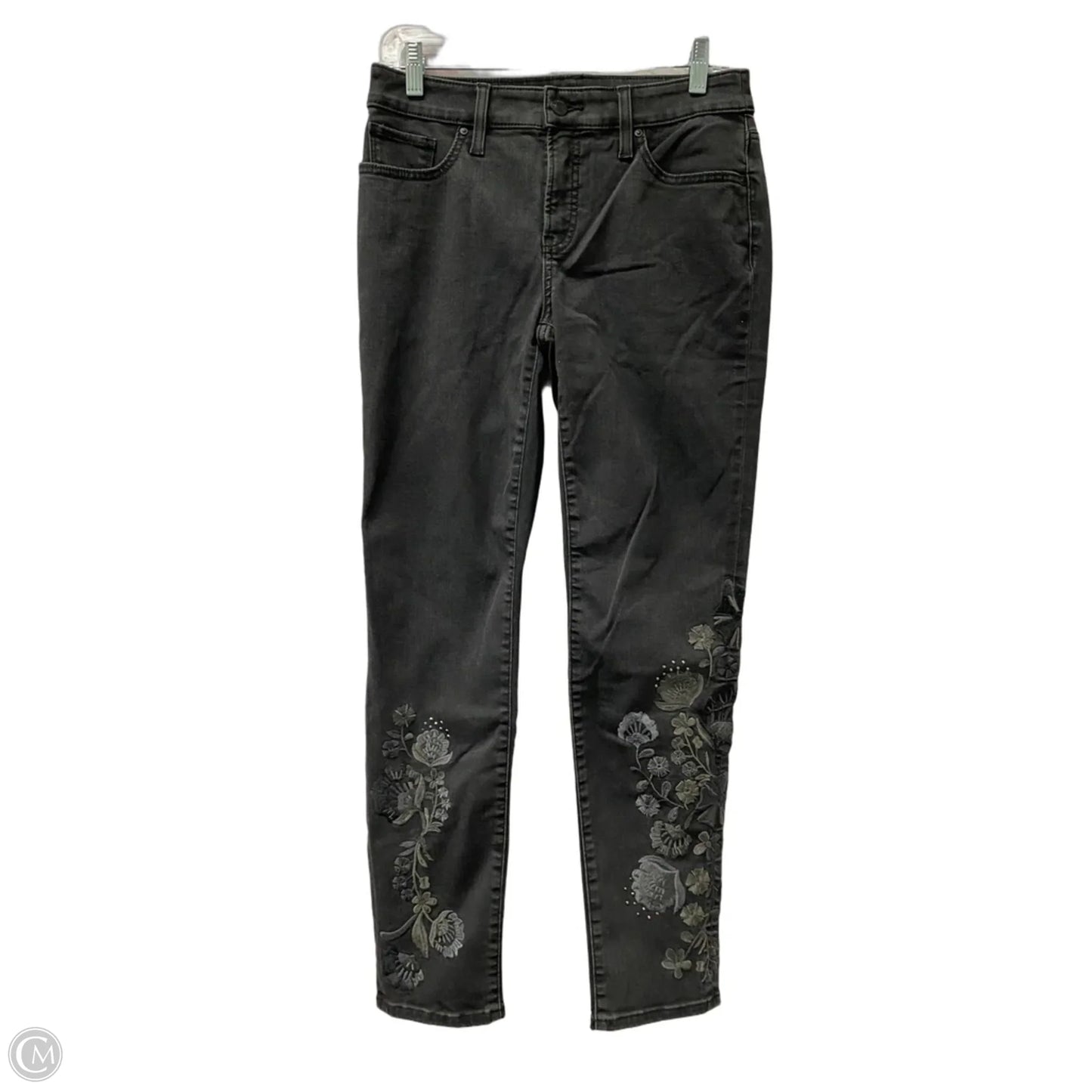 Jeans Straight By Chicos In Black, Size: 2