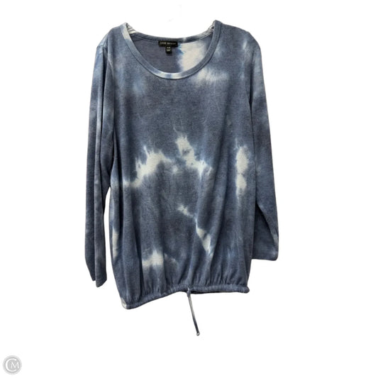 Top Long Sleeve By Lane Bryant In Blue, Size: L