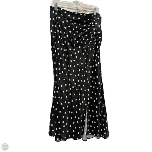 Skirt Midi By Anthropologie In Polkadot Pattern, Size: L