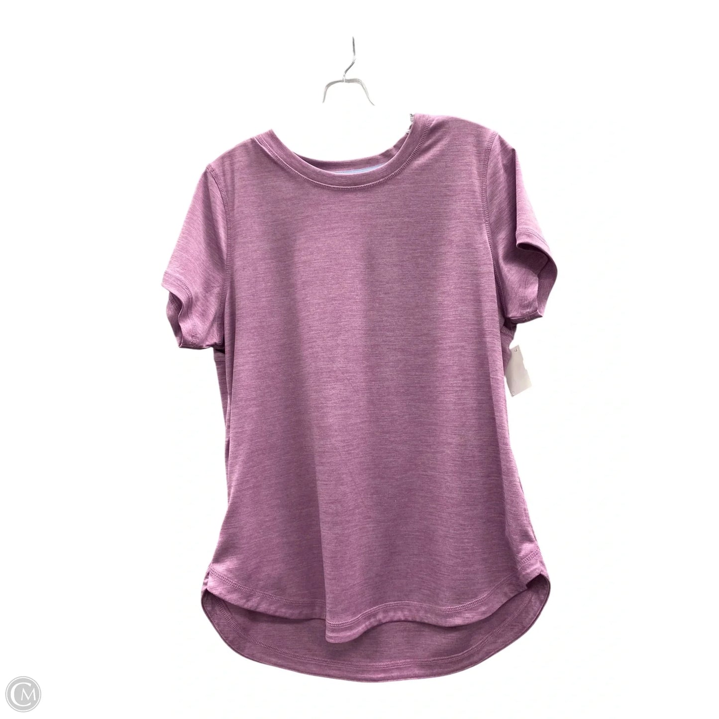 Athletic Top Short Sleeve By Eddie Bauer In Purple, Size: L