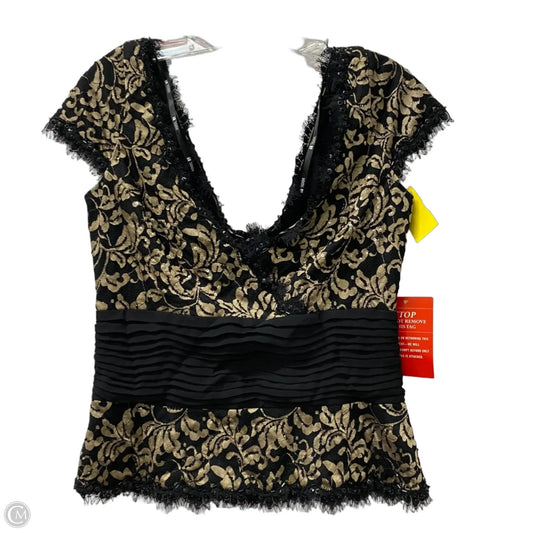 Top Sleeveless by tadashi  In Black, Size: M
