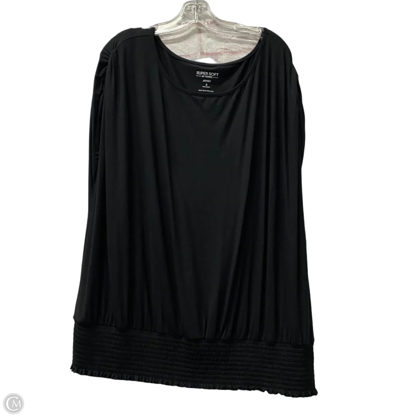 Top Short Sleeve By Torrid In Black, Size: 2x