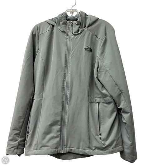 Athletic Jacket By The North Face In Grey, Size: L