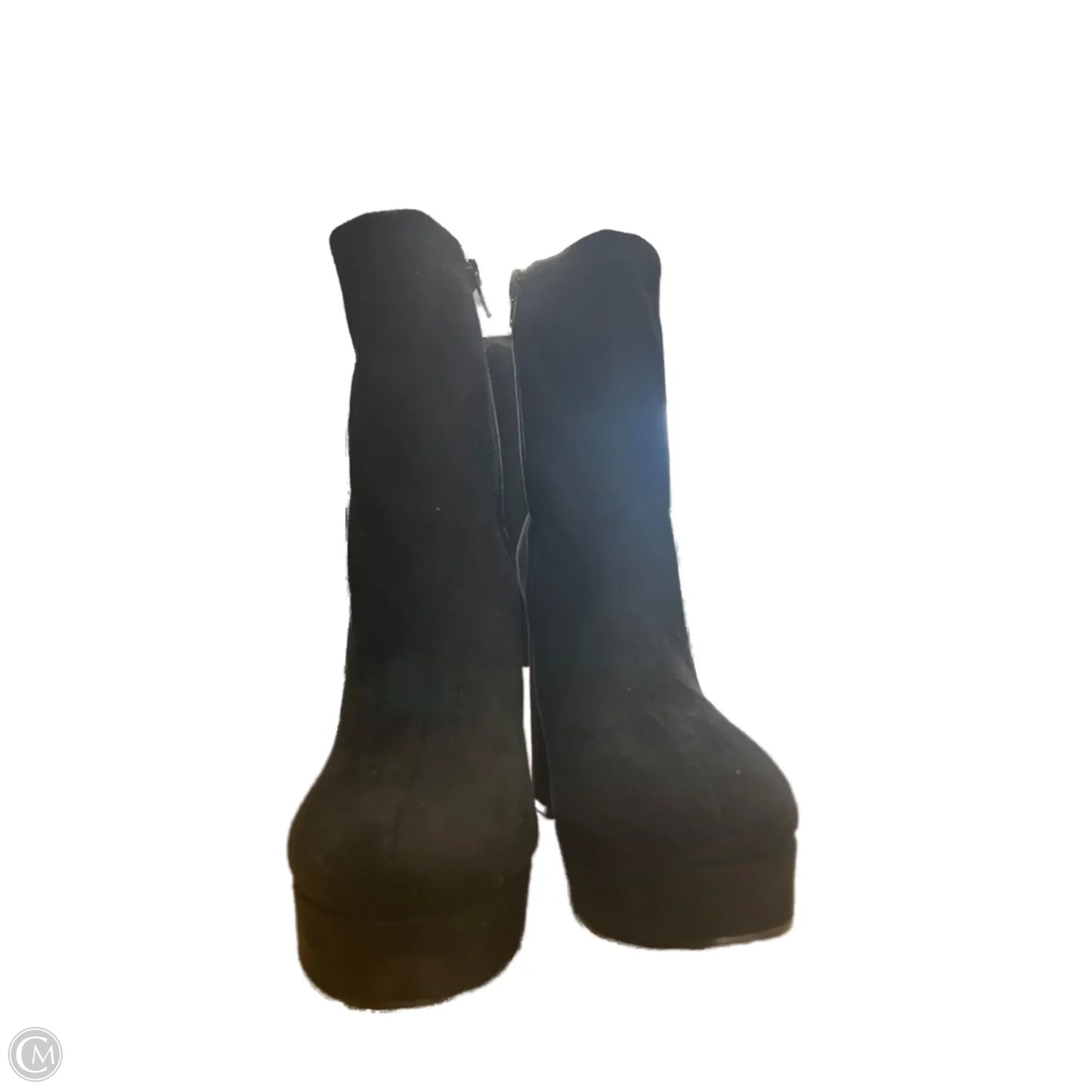 Boots Ankle Heels By Madden Girl In Black, Size: 7.5