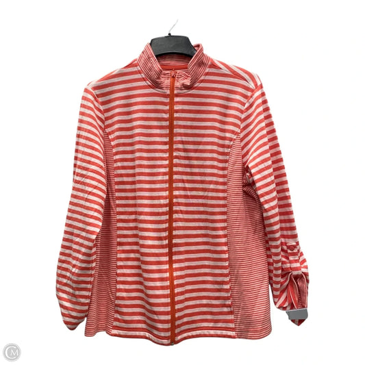Jacket Other By Croft And Barrow In Coral, Size: Xxl