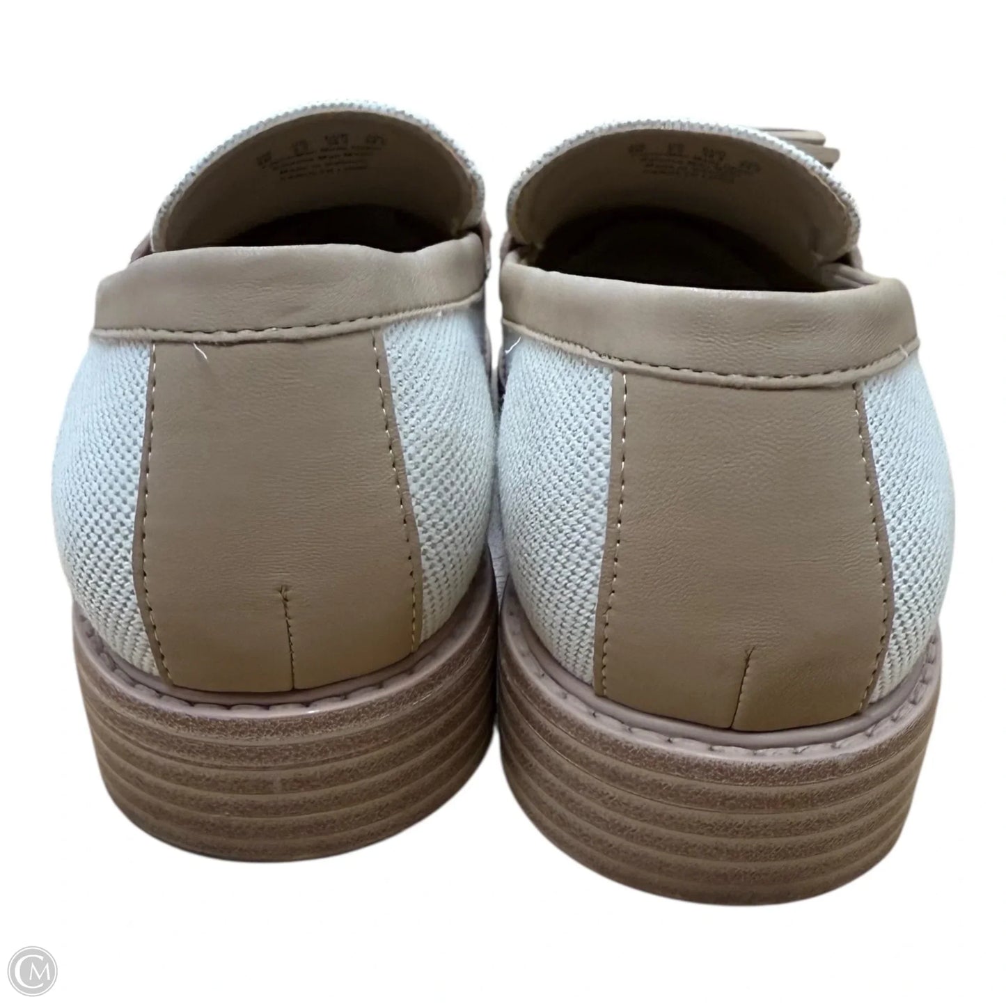 Shoes Flats By Franco Sarto In Tan & White, Size: 8