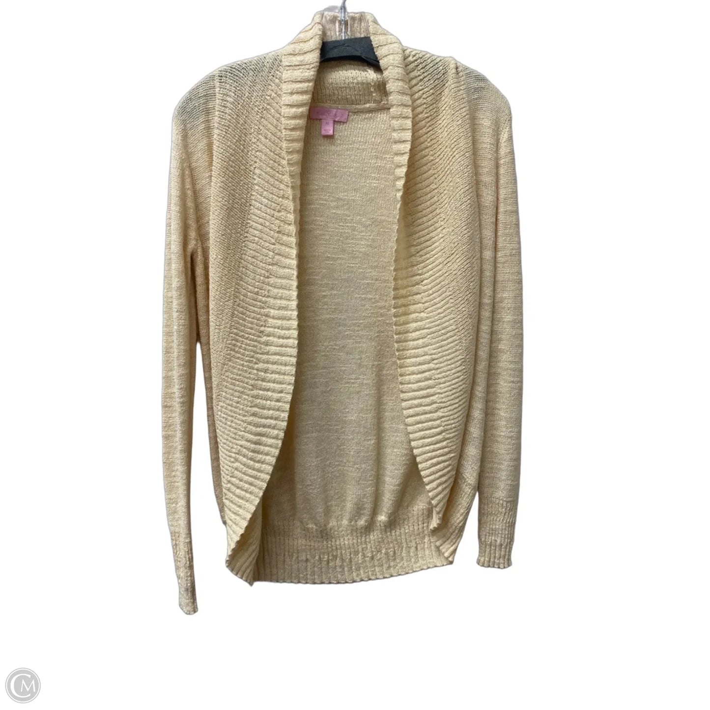 Sweater Cardigan Designer By Lilly Pulitzer In Cream, Size: Xs