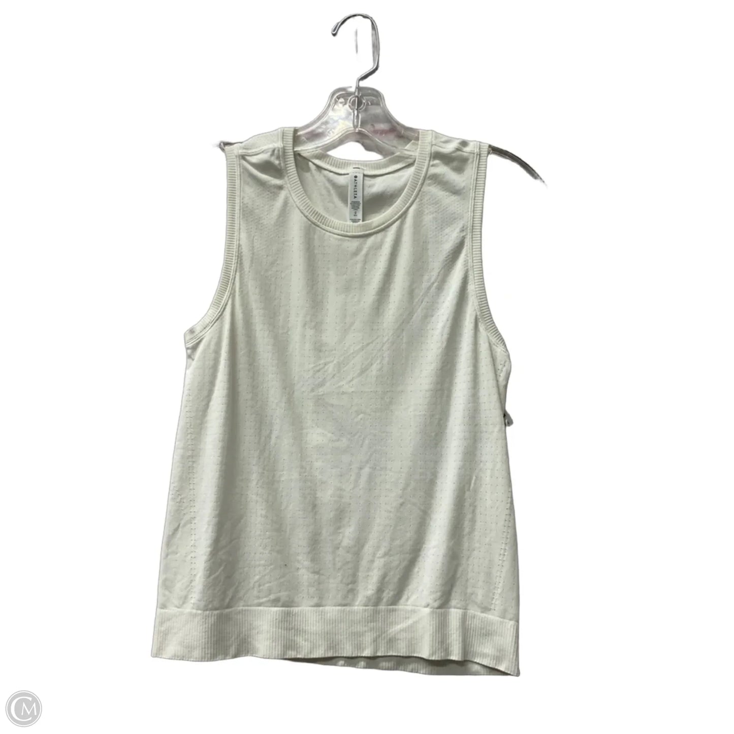 Athletic Tank Top By Athleta In White, Size: Xs
