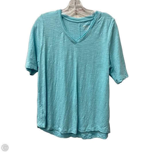 Top Short Sleeve By Chicos In Blue, Size: M