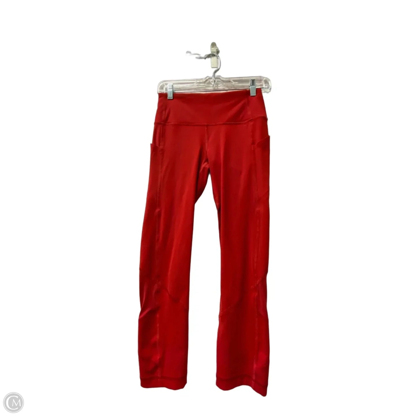 Athletic Leggings By Lululemon In Red, Size: 4