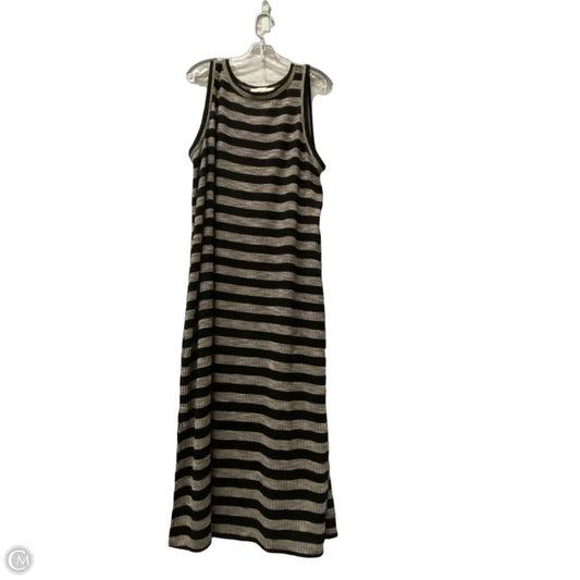 Dress Casual Maxi By Loft In Black & Pink, Size: Xl