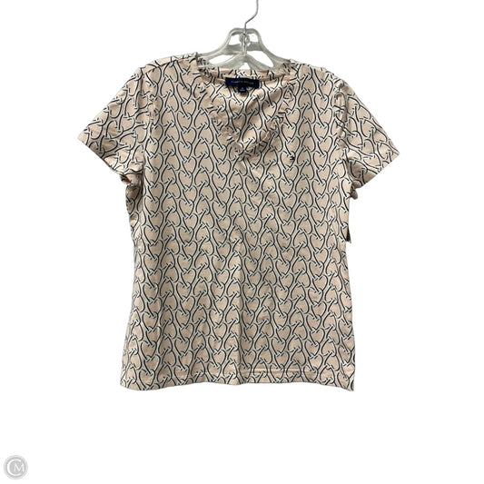 Top Short Sleeve By Tommy Hilfiger In Pink, Size: M