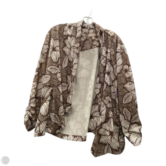 Cardigan By Chicos In Brown, Size: Xl