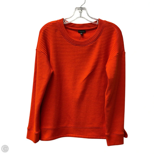 Top Long Sleeve By Talbots In Orange, Size: S