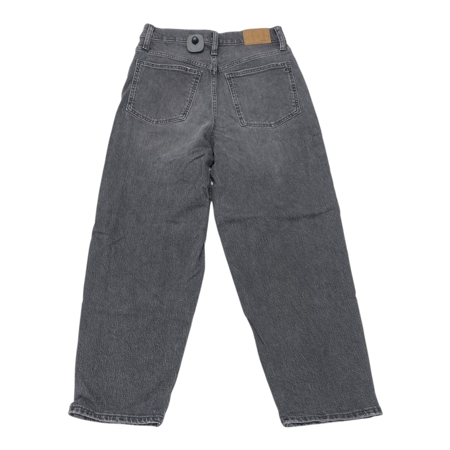 Jeans Barrel By Madewell In Grey Denim, Size:4