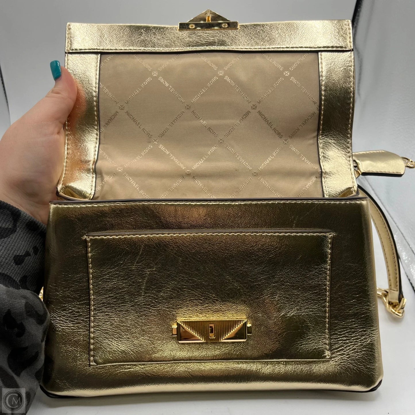 Handbag Designer By Michael Kors, Size: Small