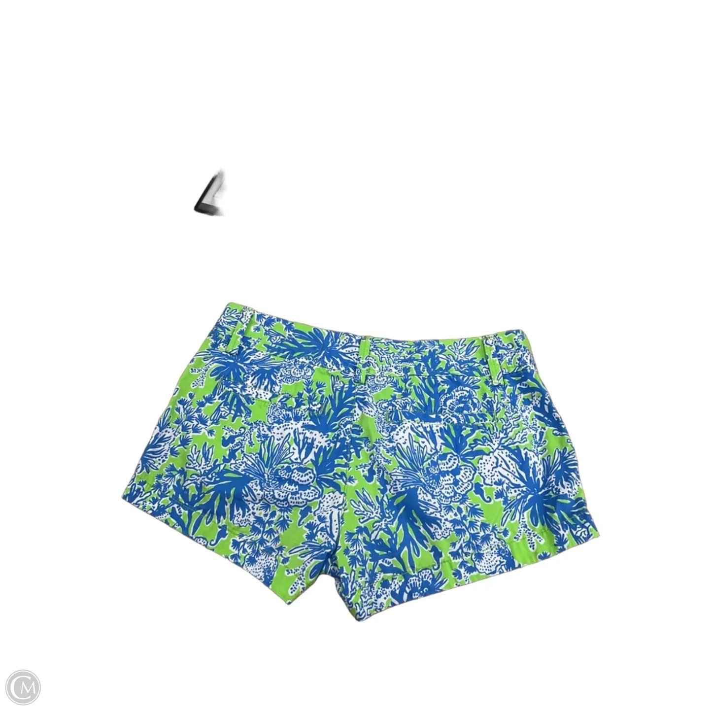 Shorts Designer By Lilly Pulitzer In Blue & Green, Size: 2