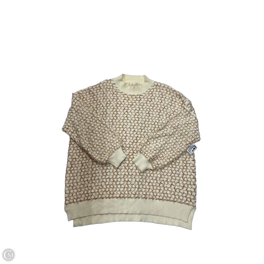 Sweater By Gilded Intent In Orange, Size: Xl