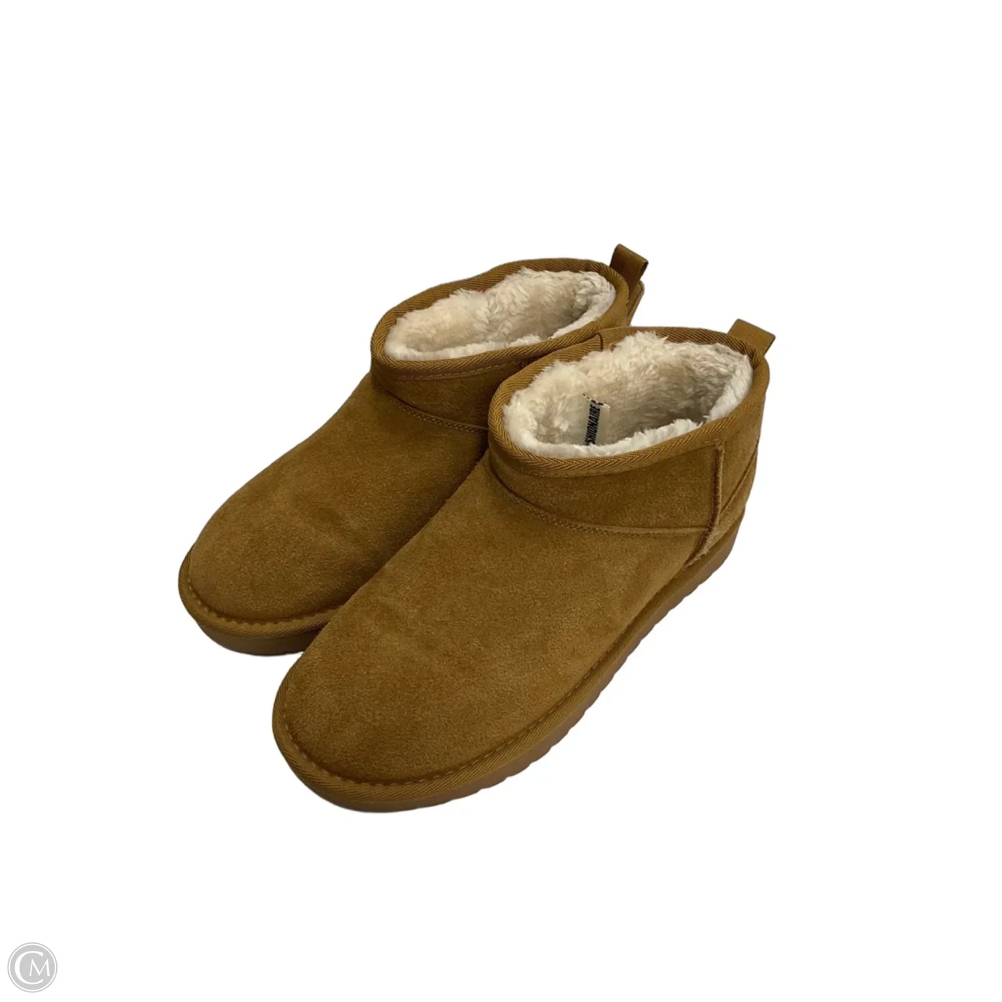Boots Ankle Flats By Cushionaire In Brown, Size: 7.5