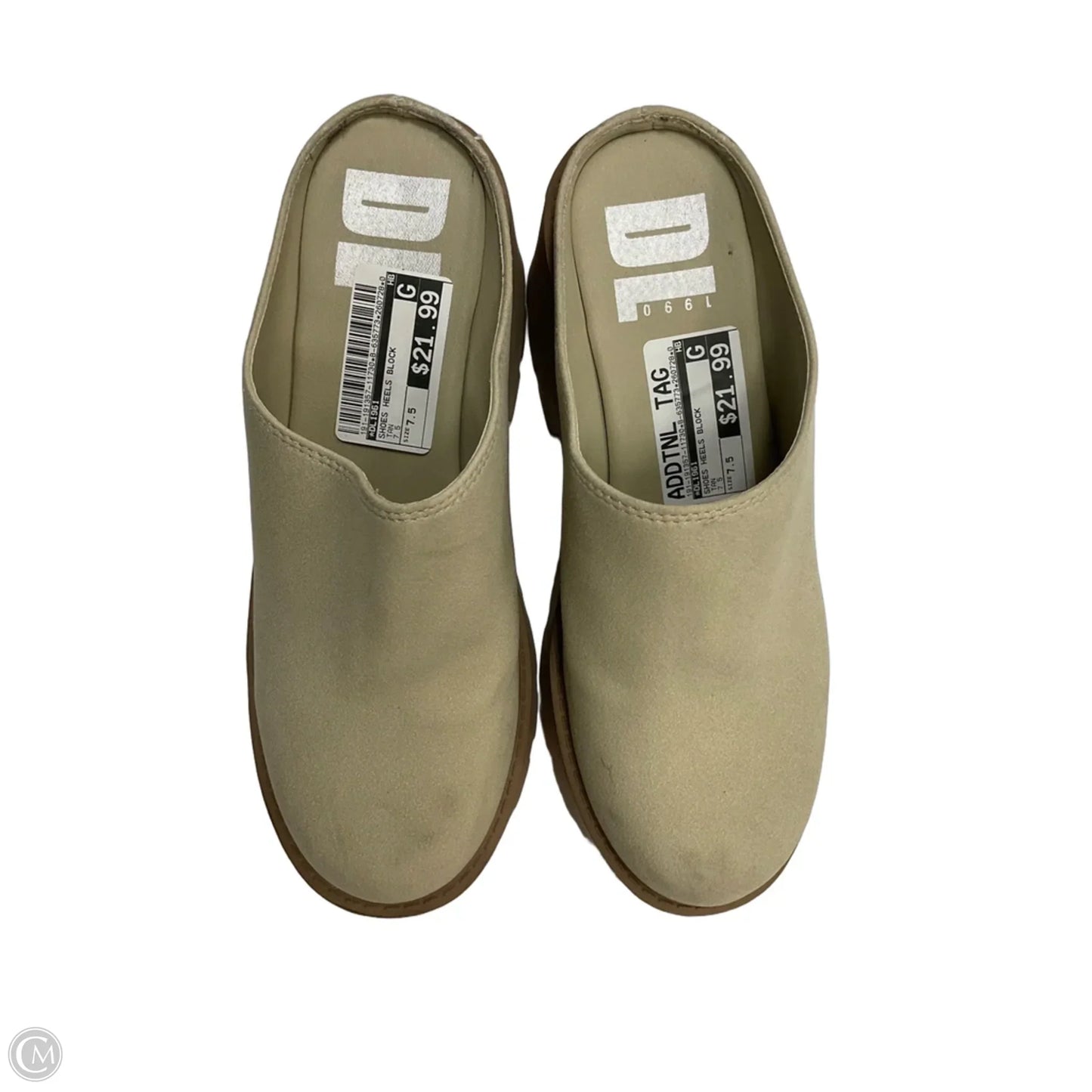Shoes Heels Block By Dl1961 In Tan, Size: 7.5