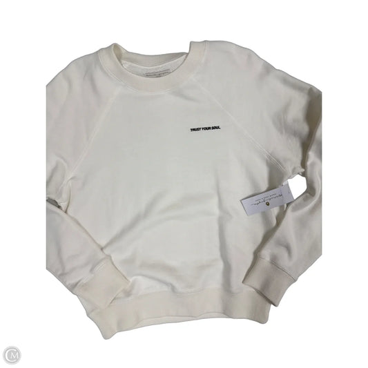 Sweatshirt Crewneck By Spiritual Gangster In White, Size: M