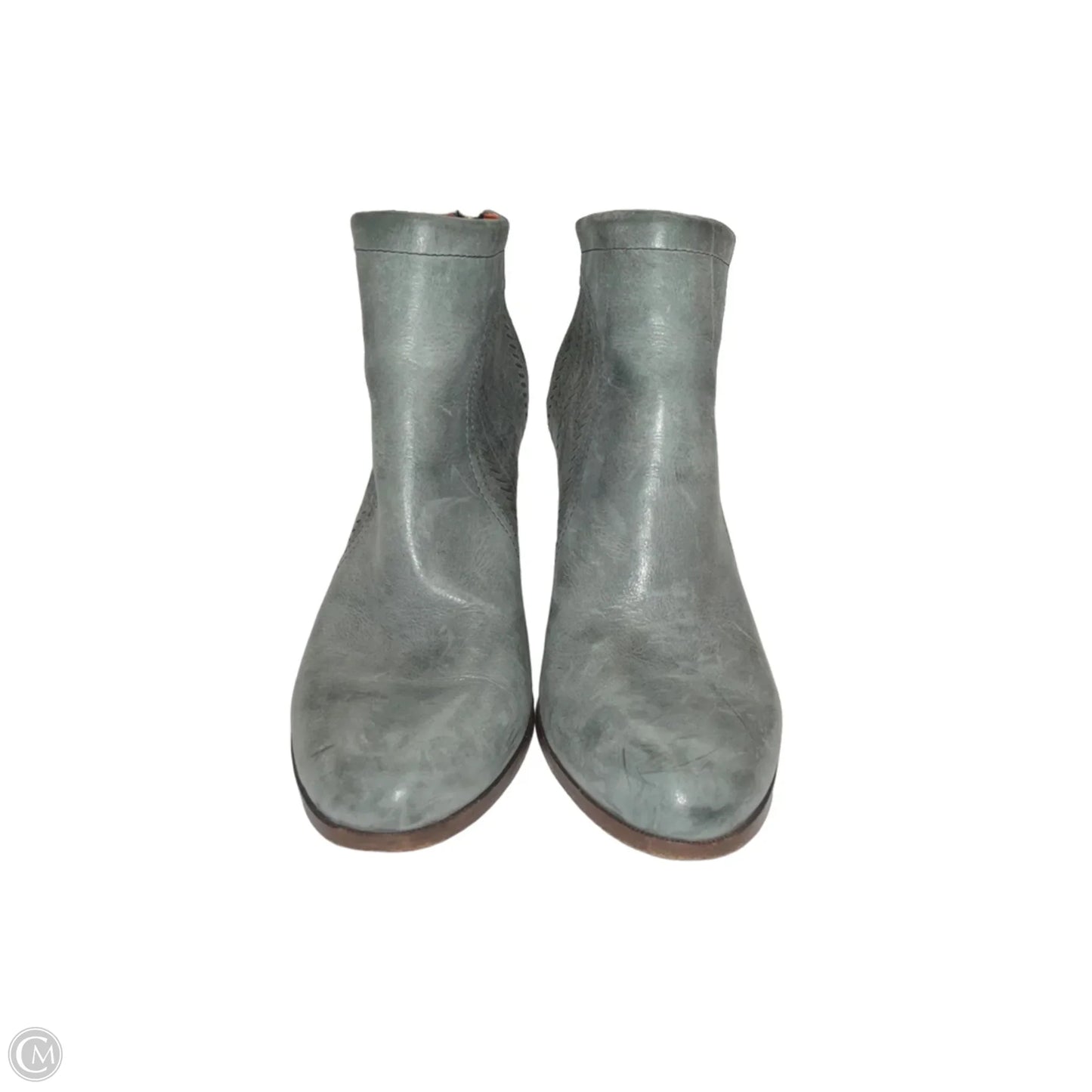 Boots Designer By Coach In Grey, Size: 8