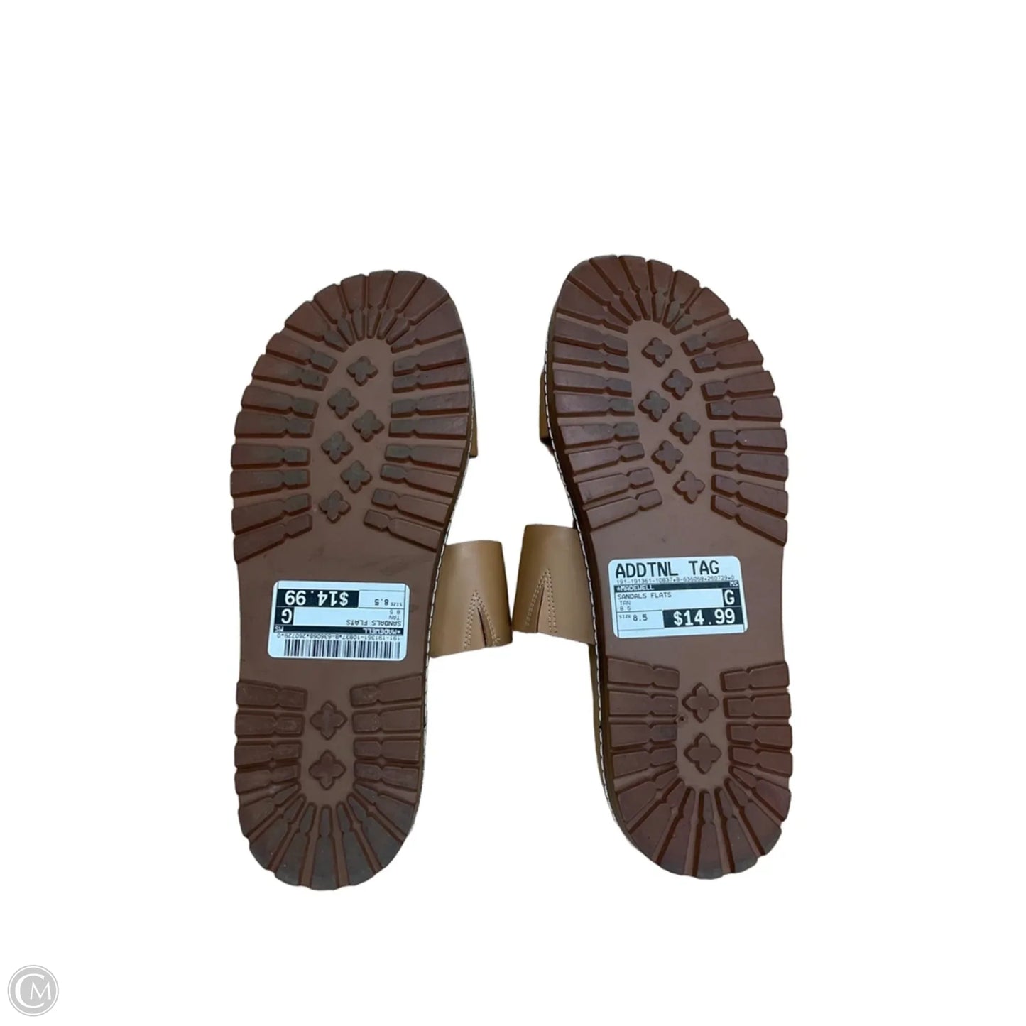 Sandals Flats By Madewell In Tan, Size: 8.5
