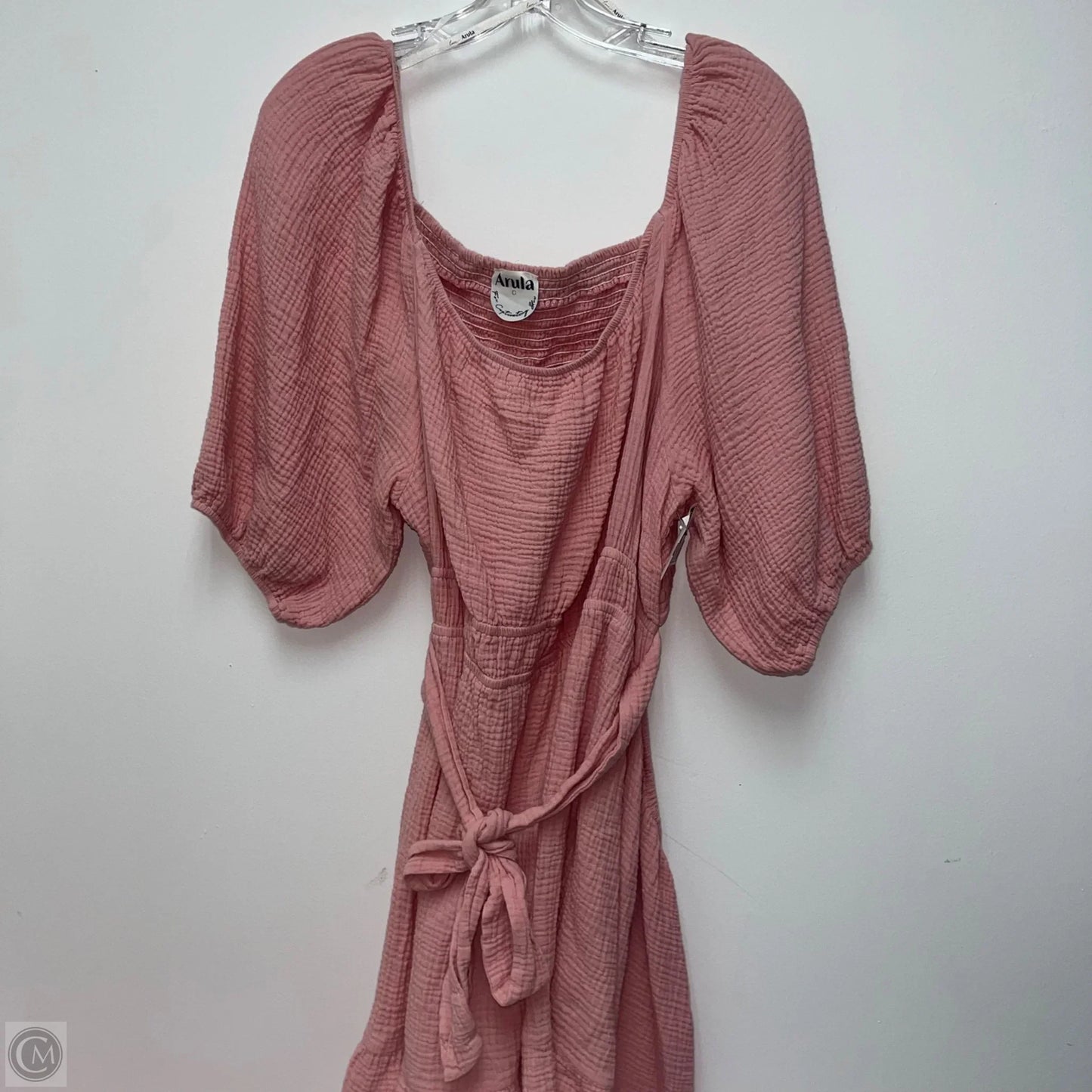 Dress Casual Midi By Clothes Mentor In Pink, Size: Xl