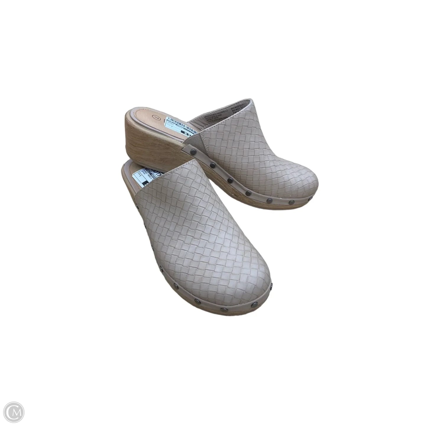 Shoes Heels Wedge By Falls Creek In Brown, Size: 7