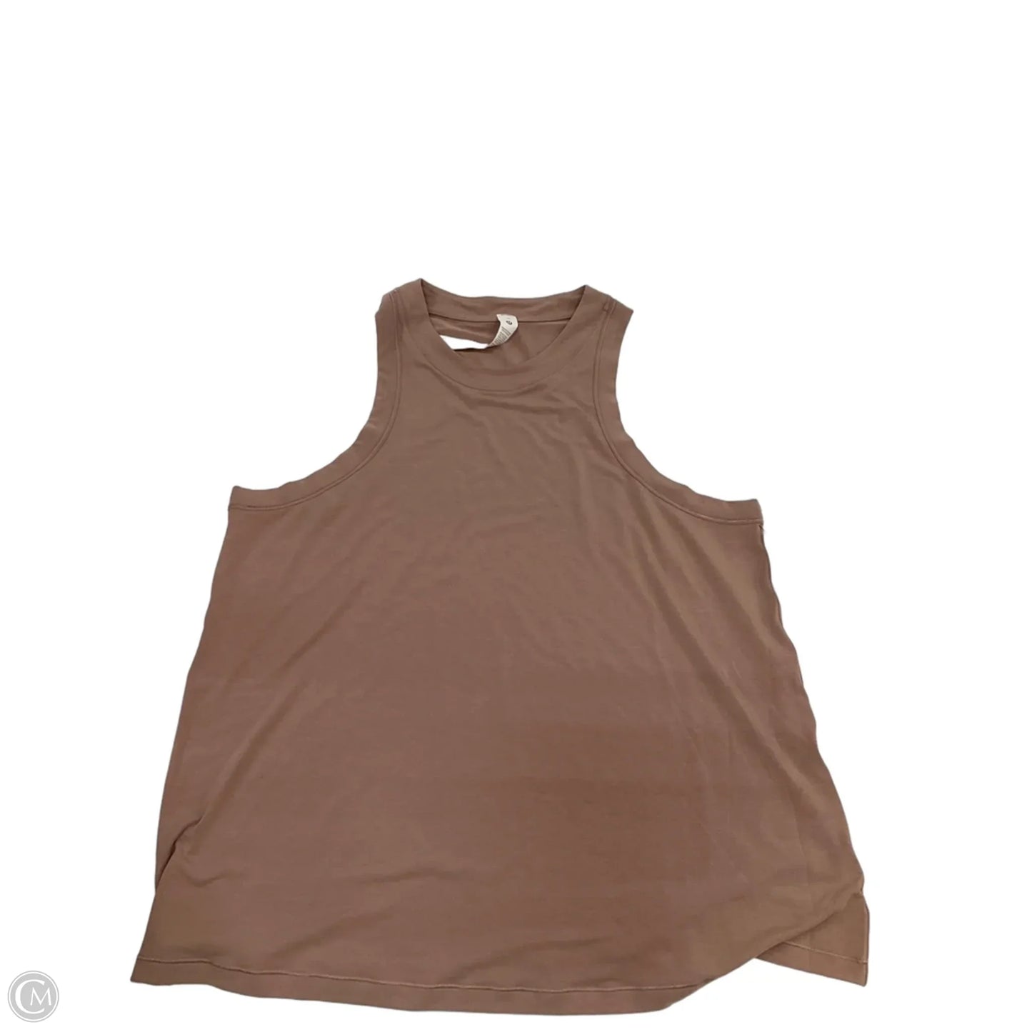 Athletic Tank Top By Lululemon In Beige, Size: L