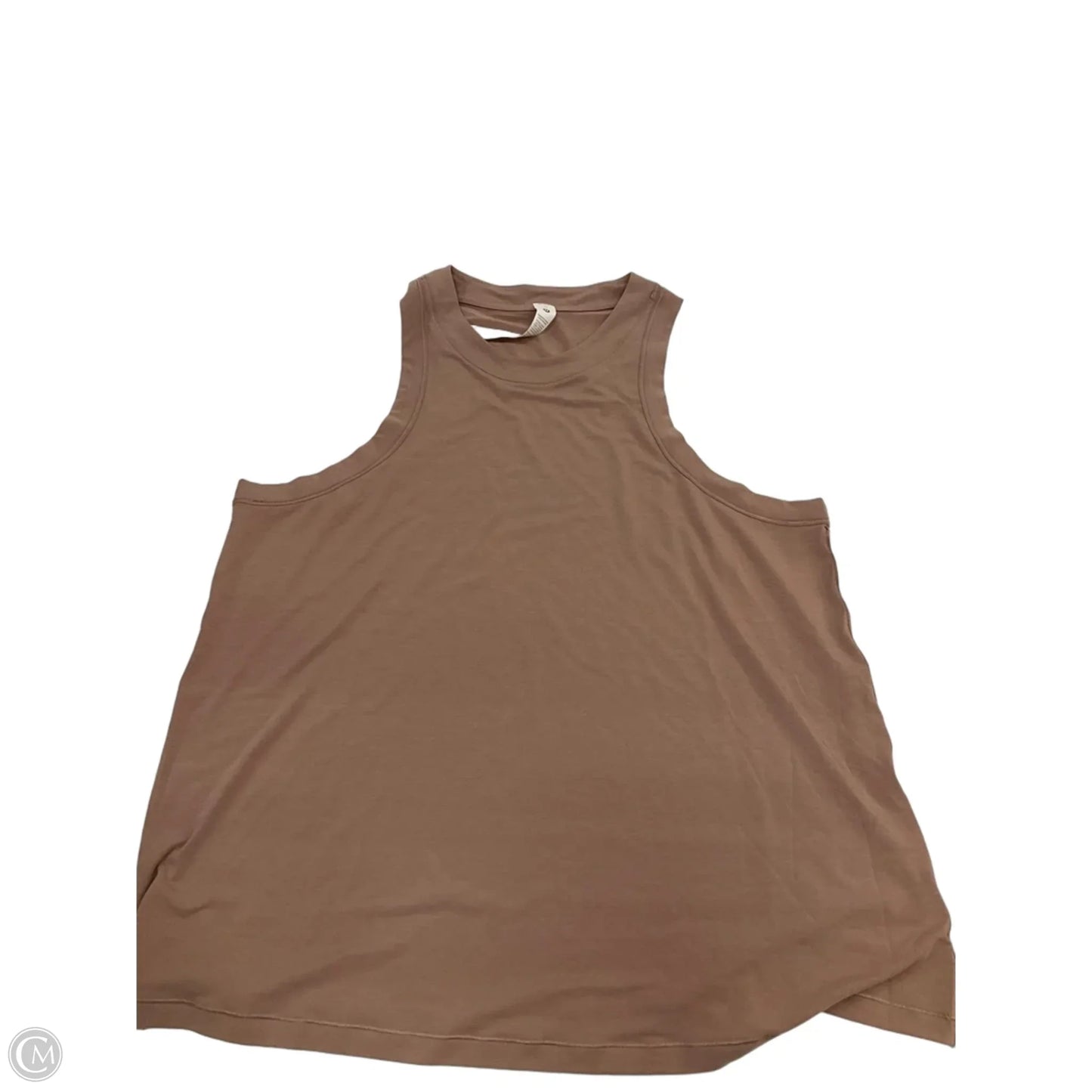 Athletic Tank Top By Lululemon In Beige, Size: L